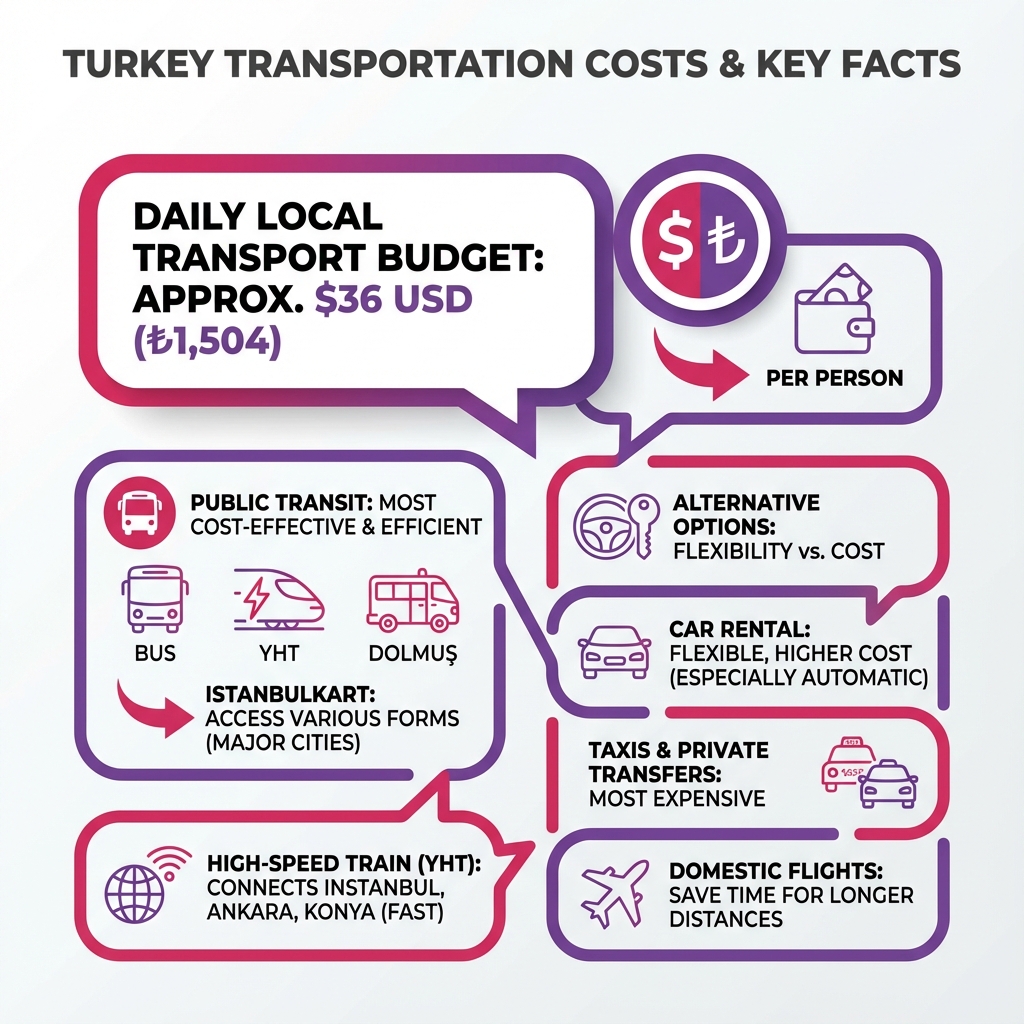 Guide to getting around Turkey using public transport, high-speed trains, and the Istanbulkart
